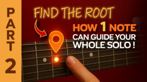 find the root and build a lead - guitar lesson