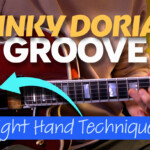 funky dorian groove guitar lesson