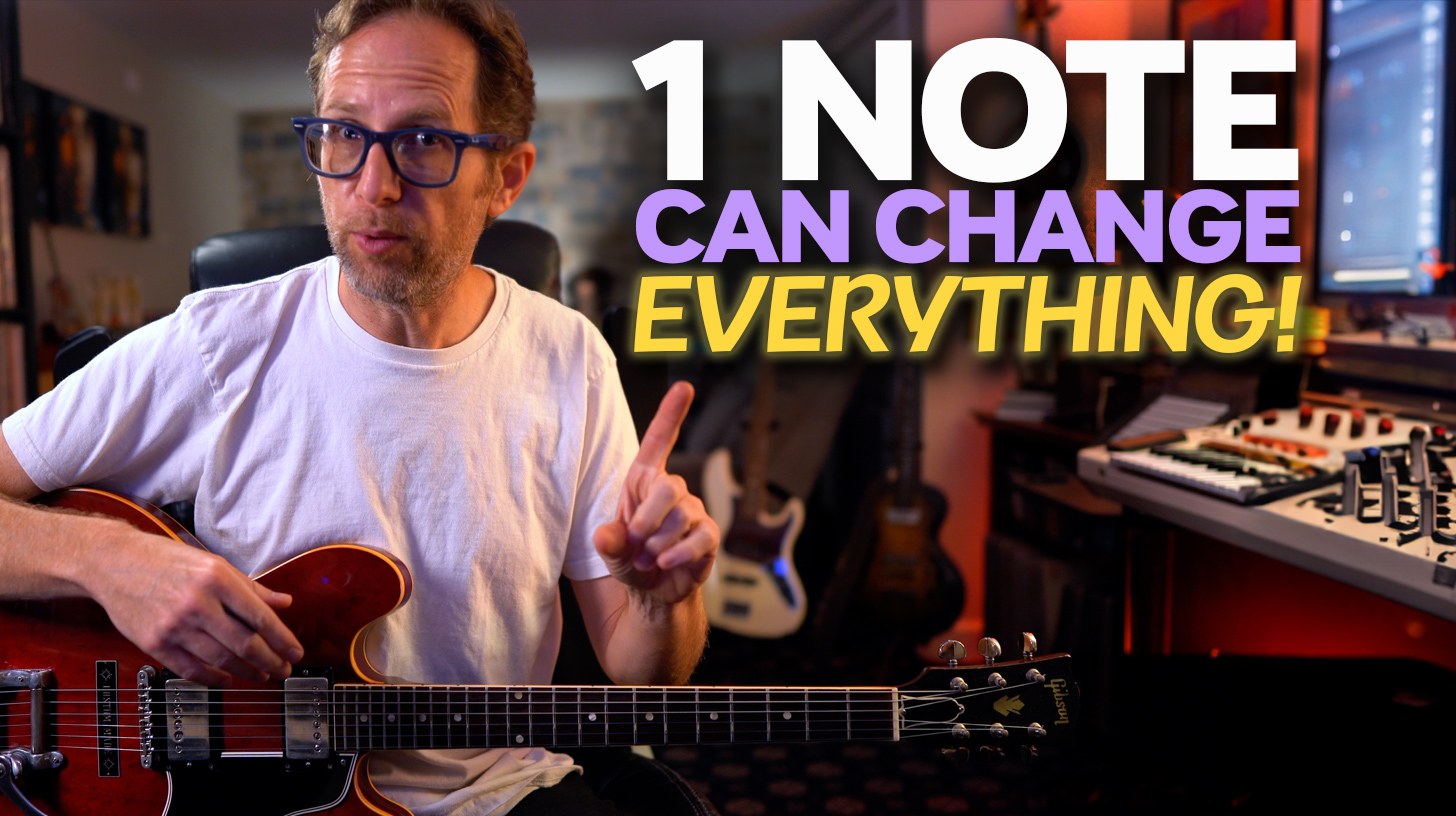 1 note can change everything - guitar lesson