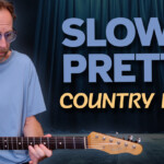 slow & pretty country lead guitar lesson