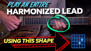 harmonized lead guitar lesson