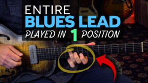 blues lead guitar lesson 1 position