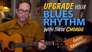 upgrade your blues rhythm - guitar lesson