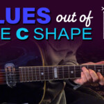 blues using the c shape - guitar lesson