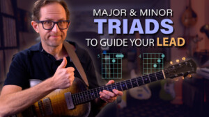 major and minor triad guitar lesson