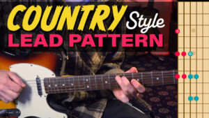 country lead guitar pattern