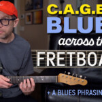 Blues out of the CAGED System on guitar