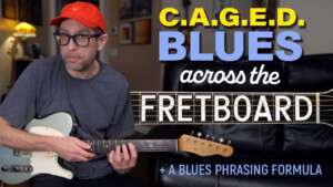 Blues out of the CAGED System on guitar