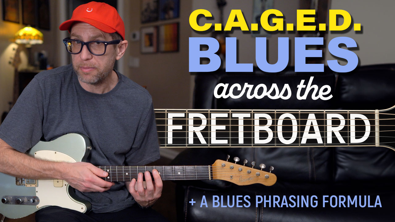 Blues out of the CAGED System on guitar