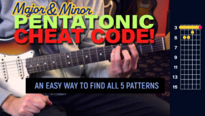 pentatonic cheat code for guitar