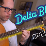 delta blues using open e string guitar lesson