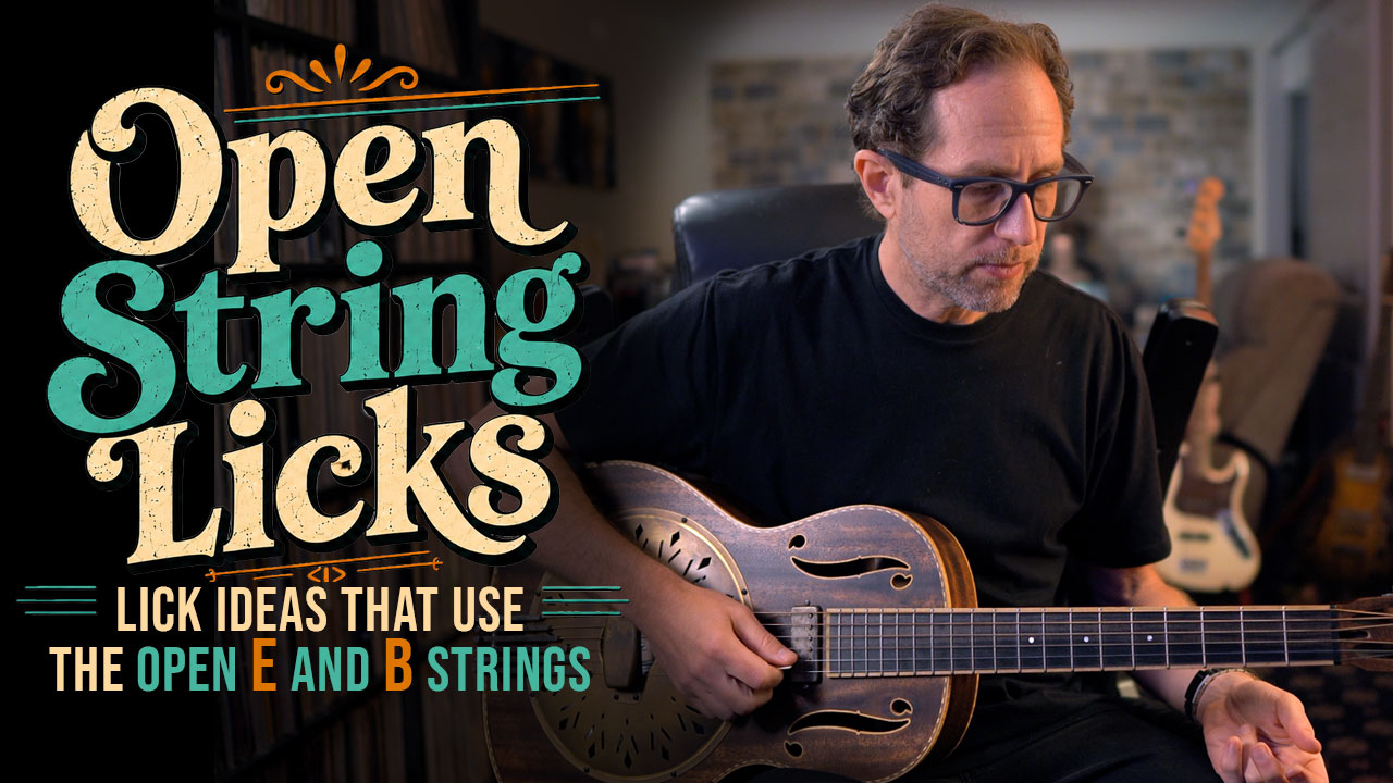 open string licks guitar lesson