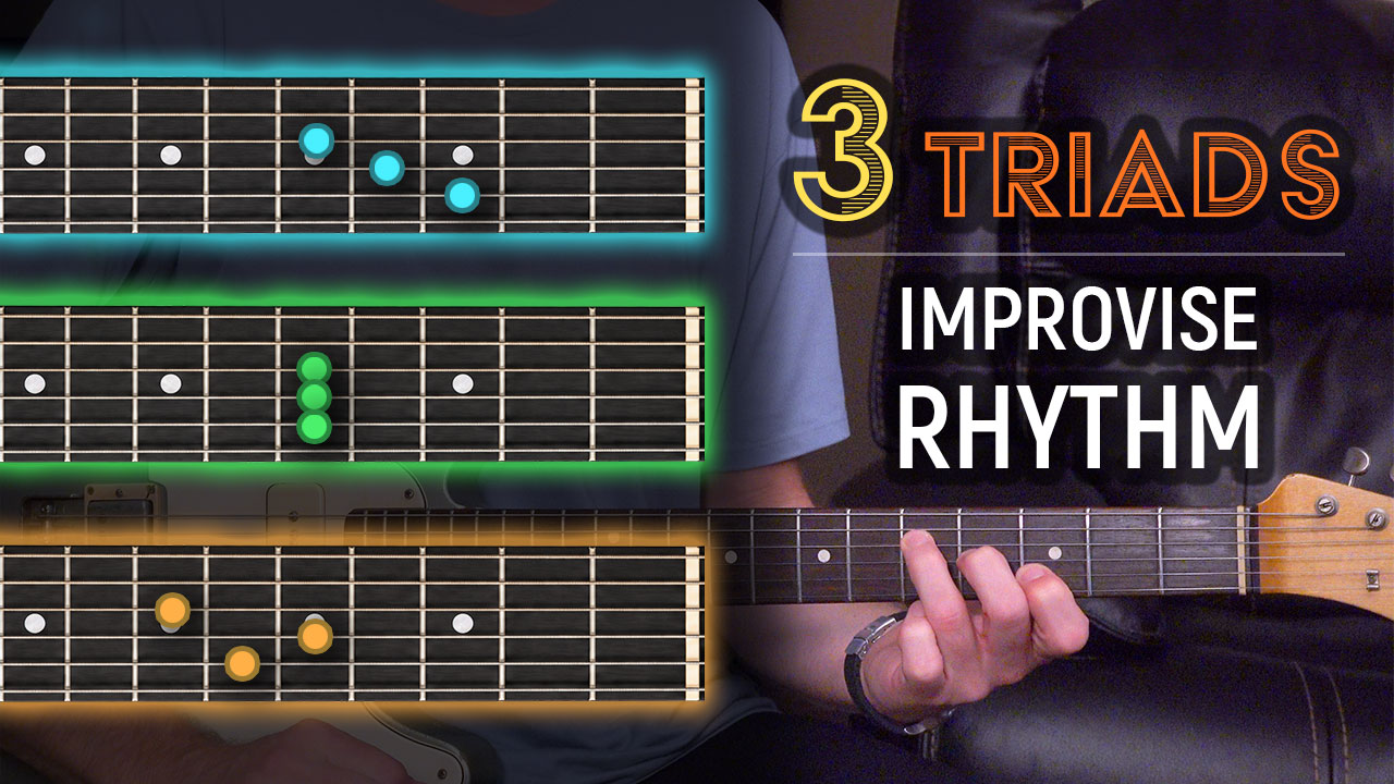 3 triads to improvise rhythm