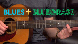 bluegrass guitar with the blues lesson