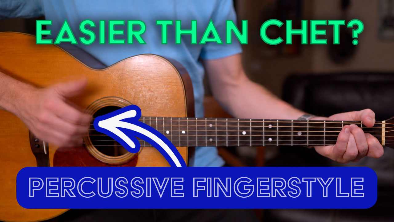 percussive fingerstyle guitar lesson